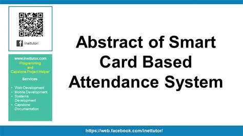 smart card based attendance system abstract|A Low.